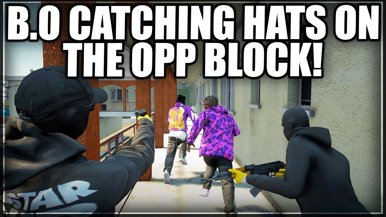 B.O Catching Hats On The Opp Block! | GTA RP | Grizzley World RP ...