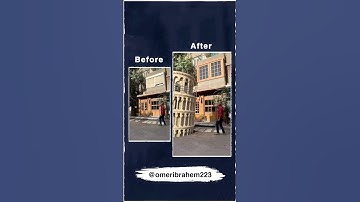 Before & After #3danimation #3d #vfx #cgi #blender #pisatower #italy #pasta #viral #blender3d #3dart