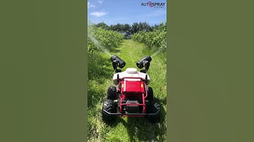 XAG R150 Unmanned Ground Vehicle fitted with spray pack option.