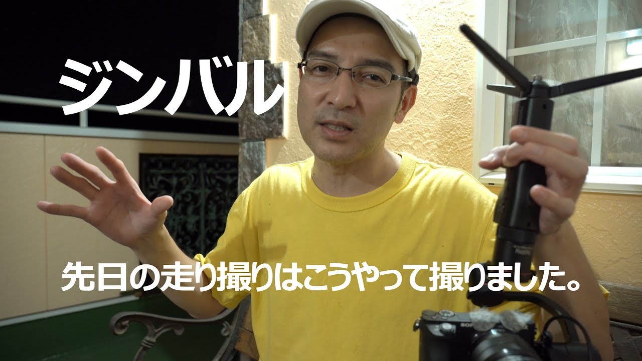 先日のジンバル走り撮りはこうやって撮りました。 【PILOTFLY Traveler