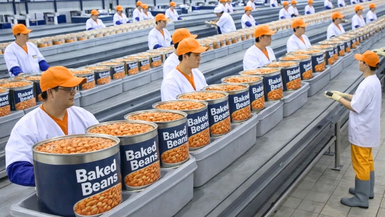 How Baked Beans Are Made: Complete Factory Process from Harvest to Tin