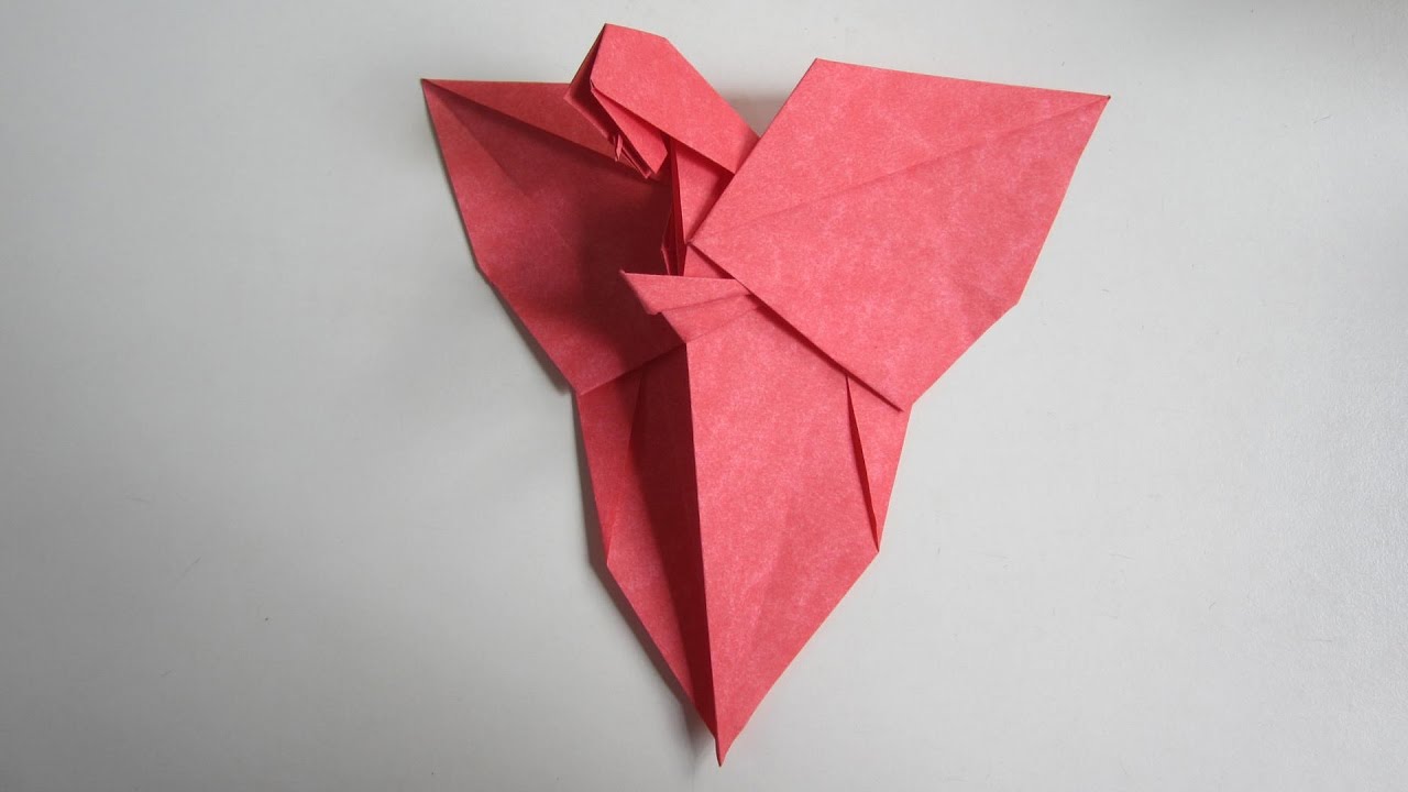 Tutorial Origami Angel I Creator The Late Mr Neal Elias Youtube