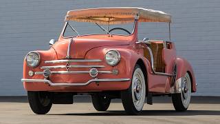 1956 Renault 4CV Jolly by Ghia: The Wicker-Seat Beach Car That