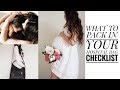 WHAT TO PACK IN YOUR HOSPITAL BAG | HOSPITAL BAG CHECKLIST  | BABY BIRTH