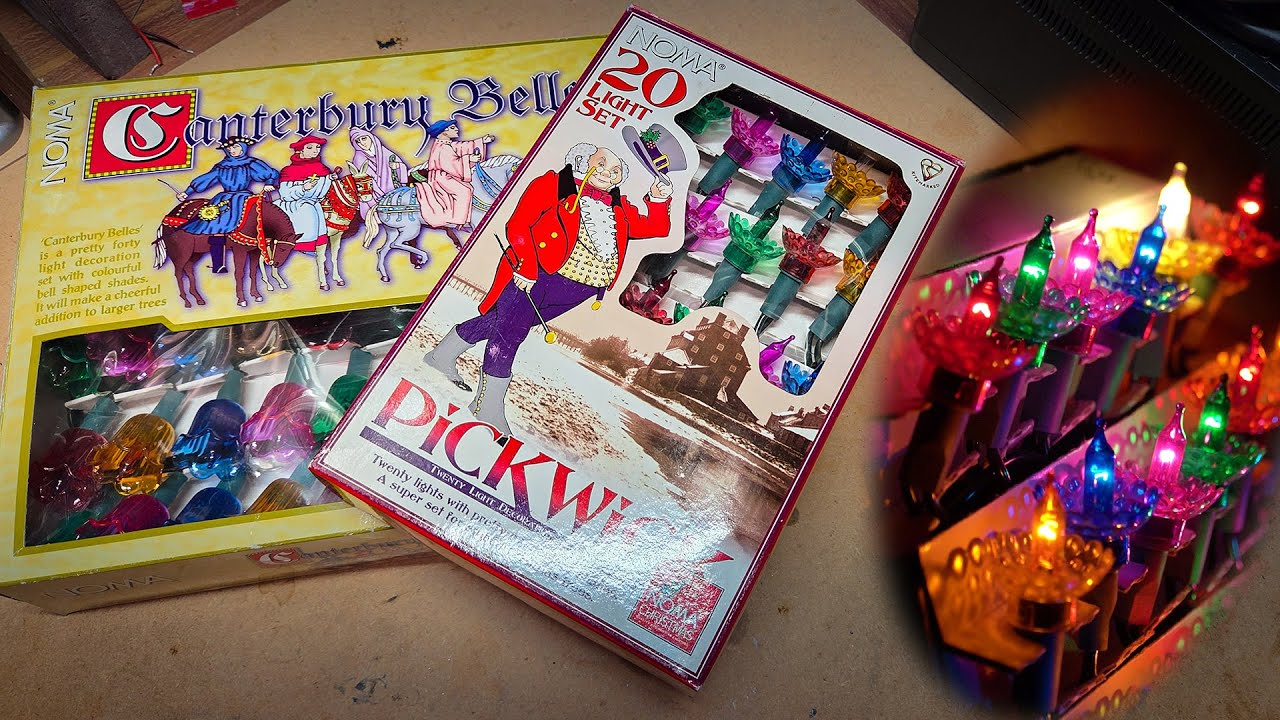 Набор рождественских гирлянд Noma Canterbury Belles & Pickwicks в идеальном состоянии.