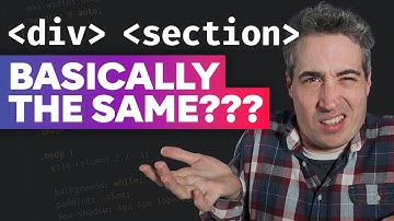 HTML section elements are a lie (sort of)