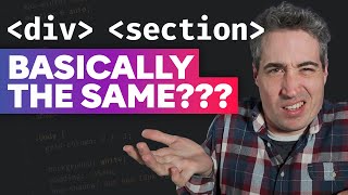 HTML section elements are a lie (sort of)