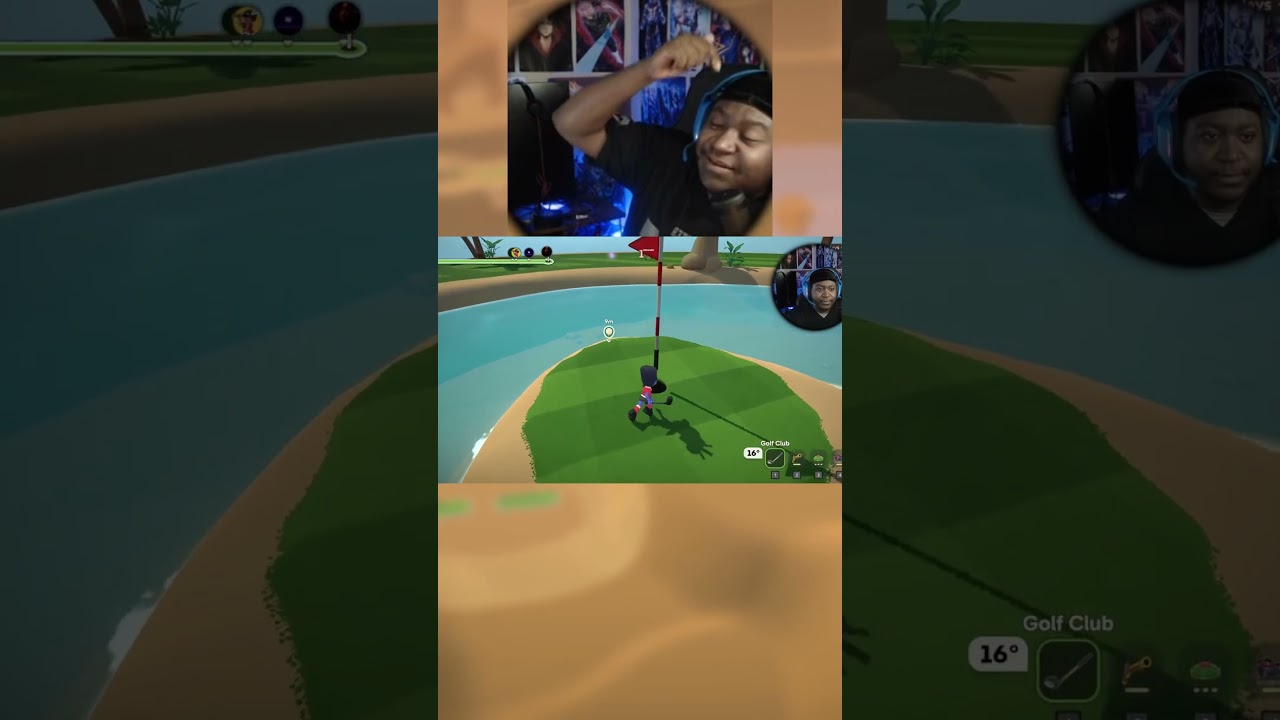 200 IQ play #superbattlegolf #penaltyshot #bevans1221