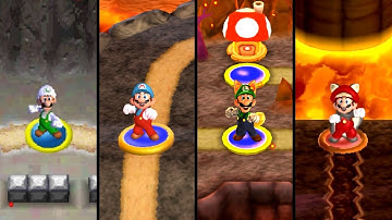 Evolution of Volcanic Levels in Super Mario (2006-2022)