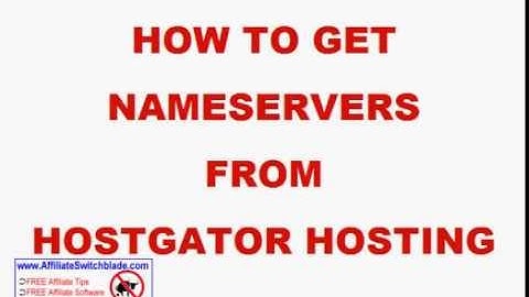 [Hostgator Nameservers] How ✙ Where to get HOSTGATOR NAMESERVERS