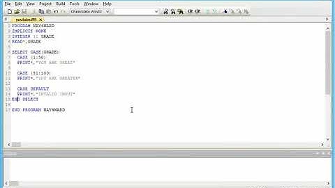 FORTRAN TUTORIAL 8 EXAMPLE 1