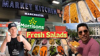 Morrison's Salad Bar | Fresh & Delicious Salads in Manchester Piccadilly Gardens Food Vlog