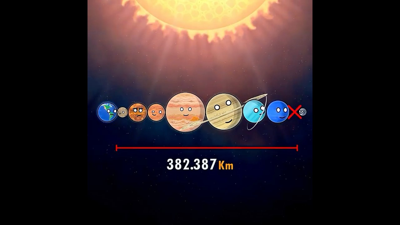 ALL PLANETS Fit Between Earth & Moon?!