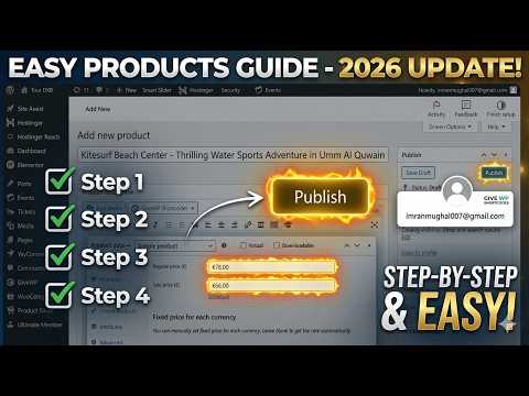 How to Add Products in WordPress (Step-by-Step in 2026)!🔥- WordPress Tutorial