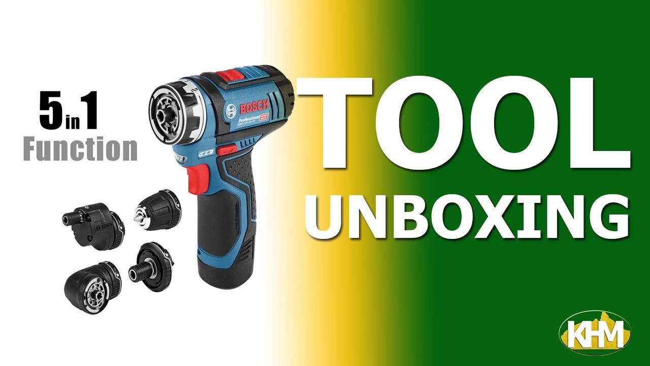 Bosch GSR 12V-15 FC Cordless Drill Driver FlexiClick (5-in-1) 12V