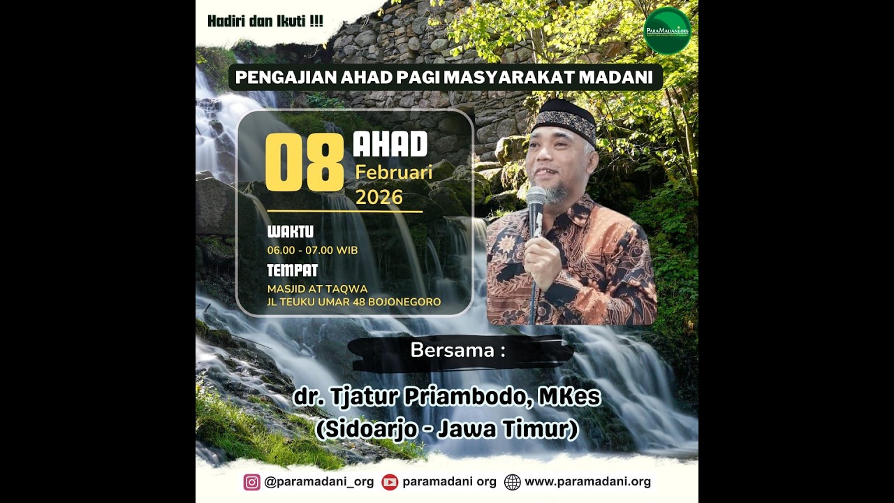 Manfaat Puasa untuk Kesehatan, Bersama Ust. dr. Tjatur Priambodo, MKes (Sidoarjo - Jawa Timur)
