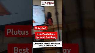 Best Psychology Optional Class Offline &amp; Online By Shalini Singh Mam Best IAS Coaching @plutusias