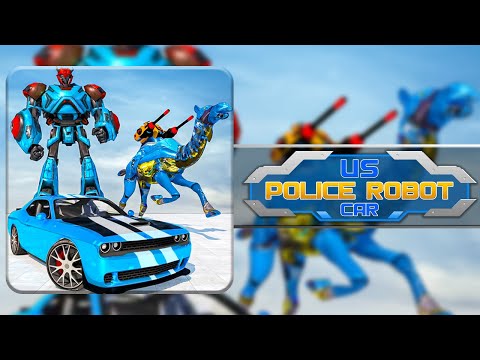 US police Robot car transmute shooting game