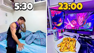 Como Vive Um Gamer CLT Que Treina Todo Dia? (Sem Descanso kk)