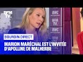 Marion Maréchal face à Apolline de Malherbe en direct