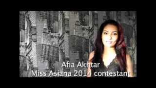 Vatika Miss Asiana 2014 contestant - Afia Akhtar
