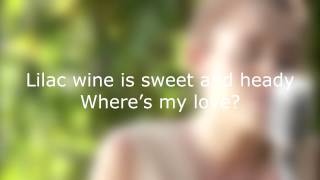 Video thumbnail of "Lilac Wine - Miley Cyrus (Lyrics)"