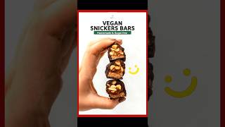 🍫 Snickers… But Make It Healthy! (Vegan + Sugar-Free)💥#shorts  #recipe