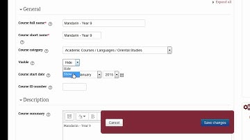 Enable Student Course Access to Moodle
