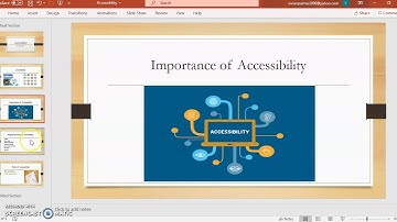 Accessibility Presentation