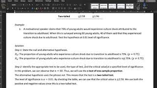 STATPRO E25 - Comparing Sample Proportion and Population Proportion