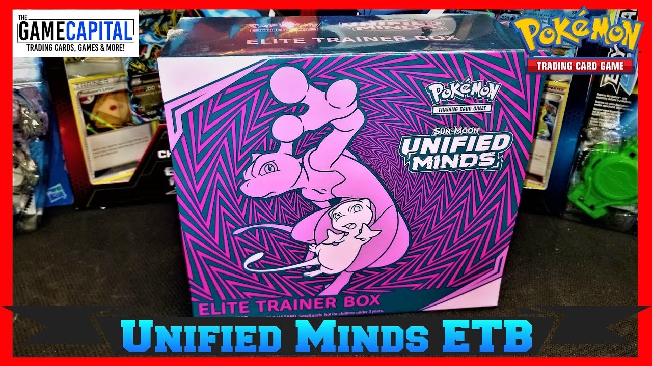 Unified Minds ETB Elite Trainer Box Dice Set Pokemon TCG 