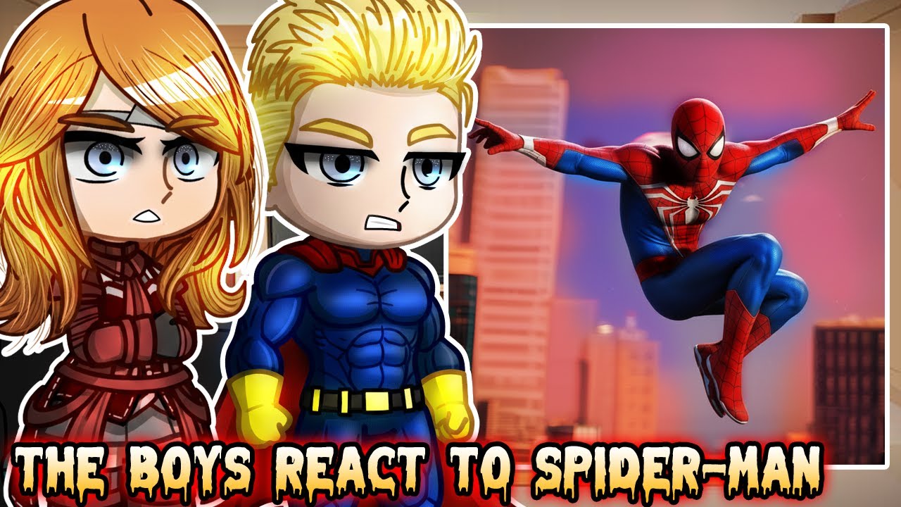 Реакция пацанов на Человека-паука 2 // Gacha React