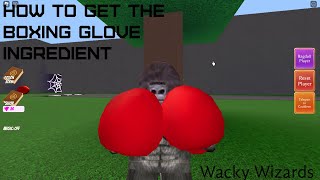 How to get the Boxing Gloves ingredient | Wacky Wizards | ROBLOX |