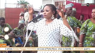 Aimée Pélagie HOVINOU en Live à Porto-Novo chez EL-DIONAN