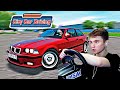 Взял БЕШЕННУЮ BMW у ДРУГА и.... - CITY CAR DRIVING с РУЛЕМ!