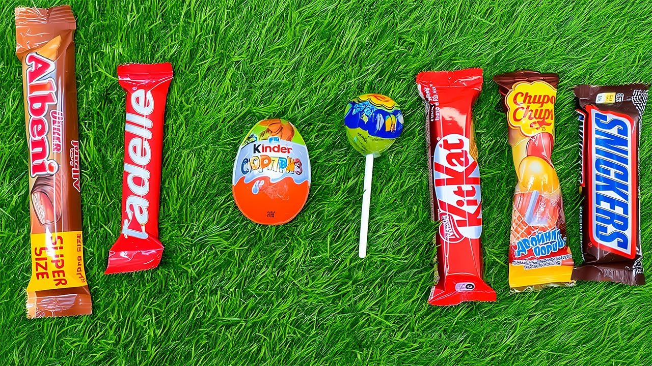 ASMR Most Popular Candys | Some lots of Colorful Rainbow Lollipop Candy | Unpacking Chocolate eating