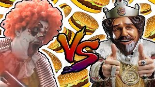 Ronald McDonald VS The Burger King | Epic Rap Battles Of History Reaction