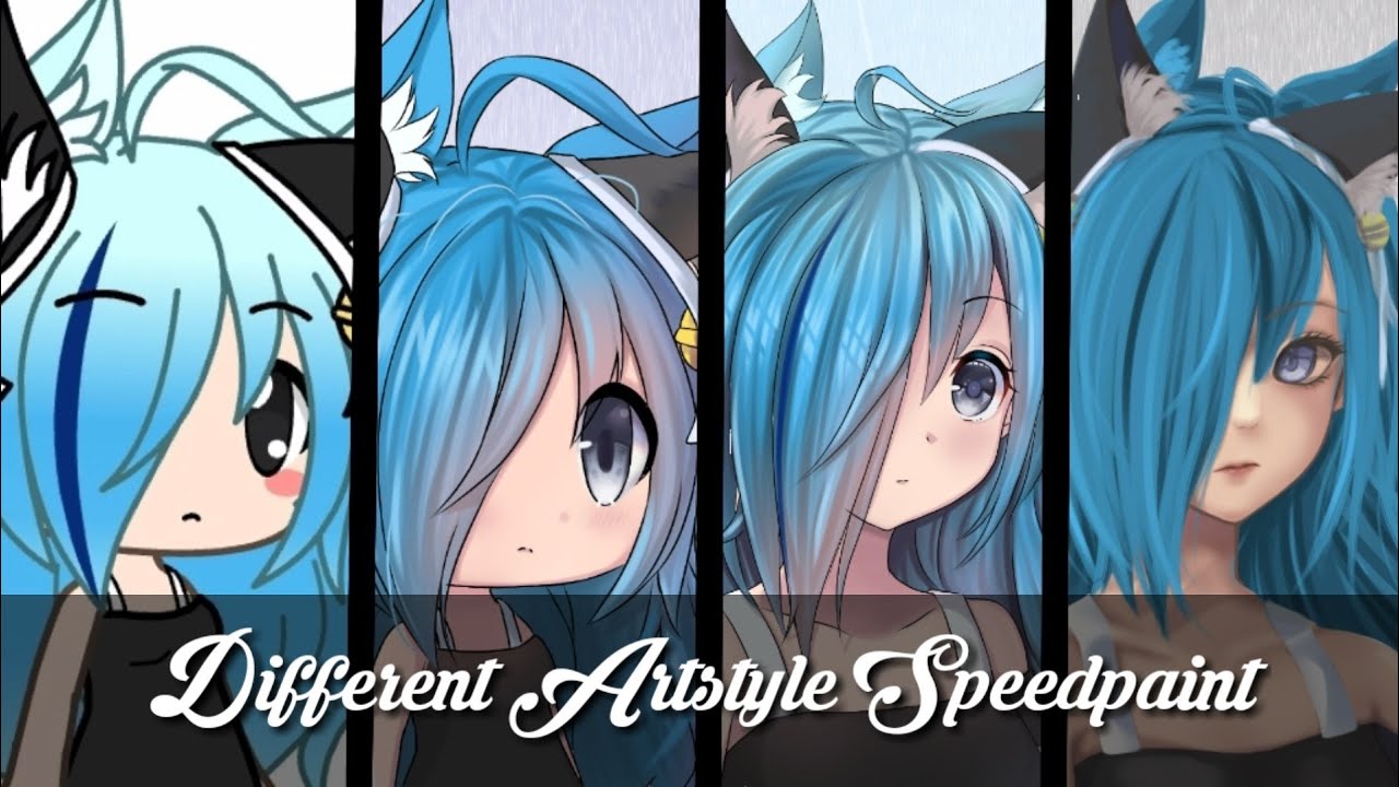 (SpeedPaint) Art Style Challenge  Gacha Life/Club ibis paint x