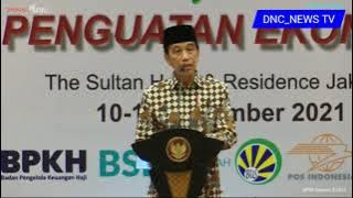 Sambutan Presiden RI Untuk Konggres Ekonomi Uman ke 2 MUI. Jakarta 10 desember 2021