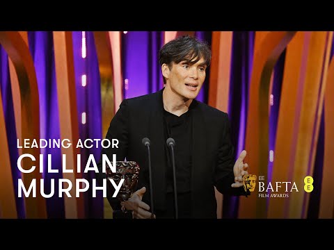 Cillian Murphy collects his Leading Actor BAFTA for Oppenheimer | EE BAFTA Film Awards 2024 thumbnail