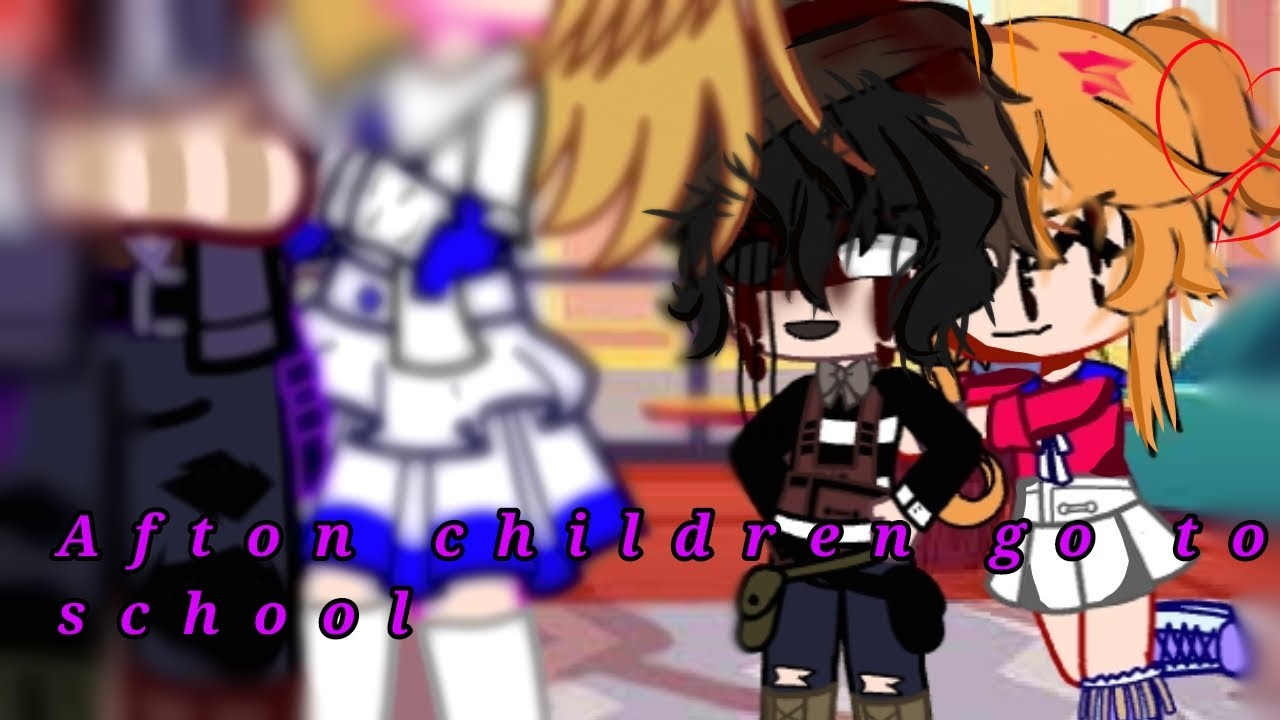 {afton children go to school} *short* gacha FNAF - YouTube