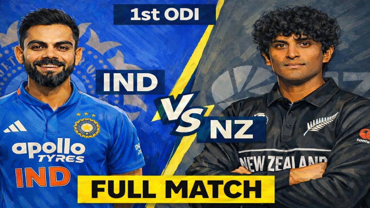 India vs New Zealand | 1st ODI | Full Match | Cricket 26