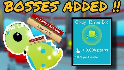 *NEW UPDATE* TAPPING SIMULATOR ADDED BOSSES AND MOTHERSHIP WORLD ROBLOX !!!