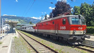 Usfahrt vom EC 163 nach Graz Hbf. In Zell am See