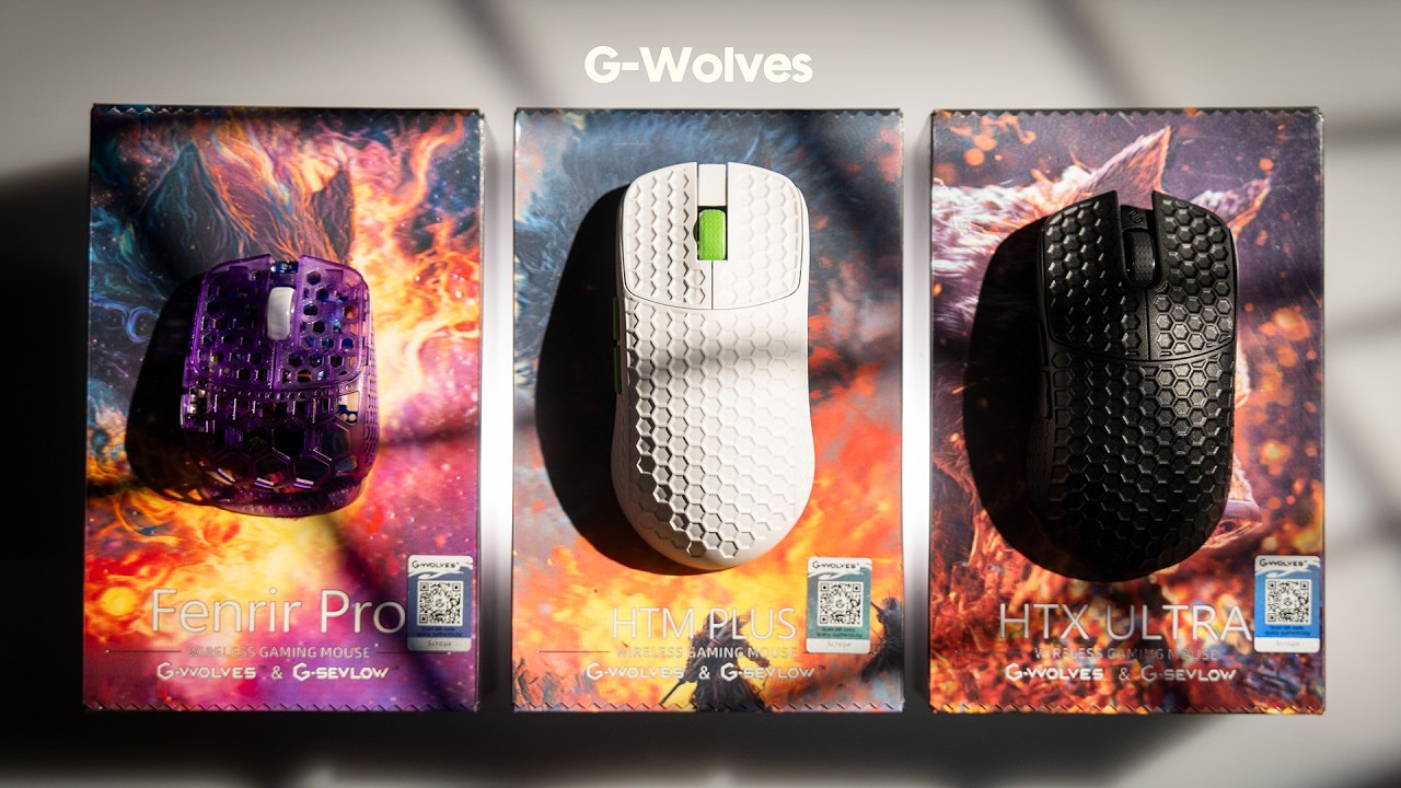 最近のG-wolvesマウス Fenrir Pro / HTM Plus / HTX Ultra レビュー