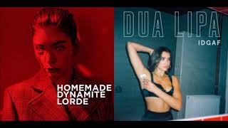 Dua Lipa x Lorde - IDGAF about the Homemade Dynamite (Mashup)