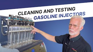 How we clean and test our gasoline injectors before we reinstall them in our engines