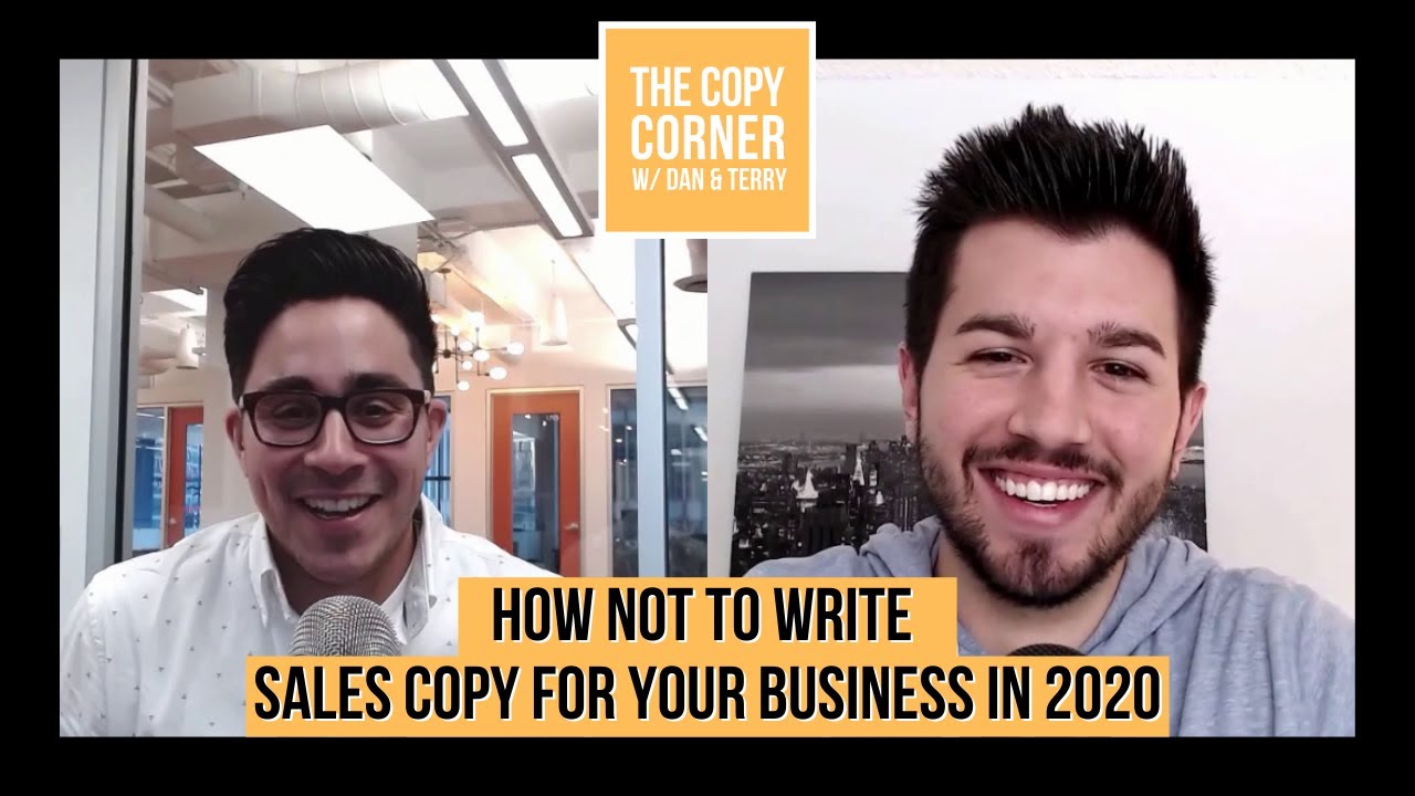 The Copy Corner: How NOT to Write Sales Copy for Your Business in 2020 ...