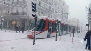 Algerian City Blanketed in Snow As Winter Storm Hits screenshot 2