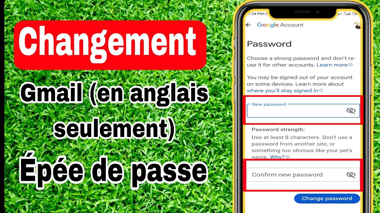 Comment changer le mot de passe Gmail | Modification du mot de passe